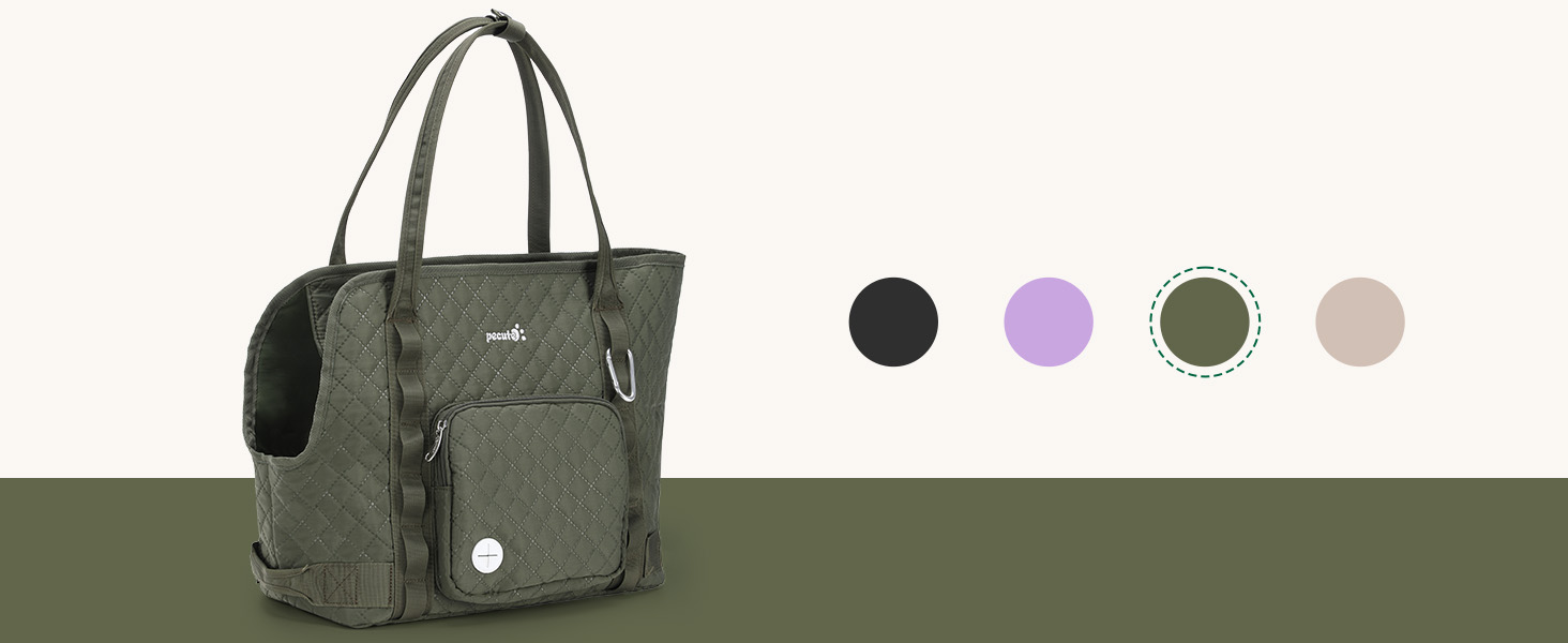 Транспортна сумка для собак та котів Pecute, 4 кг, Khaki
