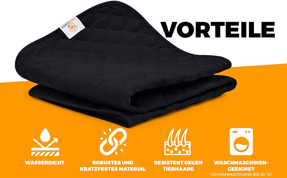 Водонепроникний килимок для собак SympaTierisch - захист дивану та ліжка - великий розмір (205 x 160 см)