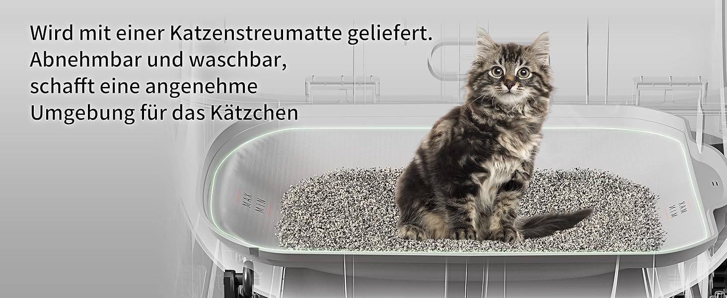 Автоматичний лоток для котів Katzenklo 110л, для кількох тварин, з дезодорацією та додатком