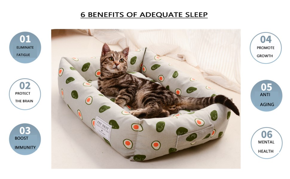 Килимок для котів Icegrey: стильний лежак з бавовни та льону, 60x50 см