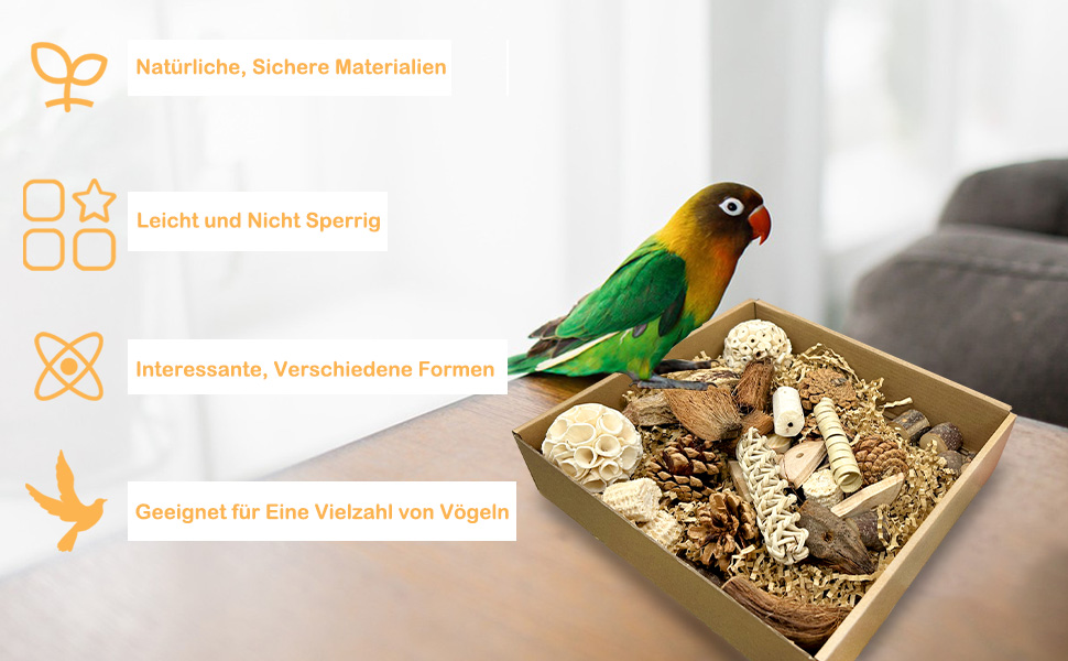 Іграшка для птахів Felicity, іграшка для папуг, іграшка для гризучих птахів, жувальна іграшка для птахів, аксесуари для клітки, аксесуари для хвилястих папужок, підходить для корел, хвилястих папужок та інших птахів