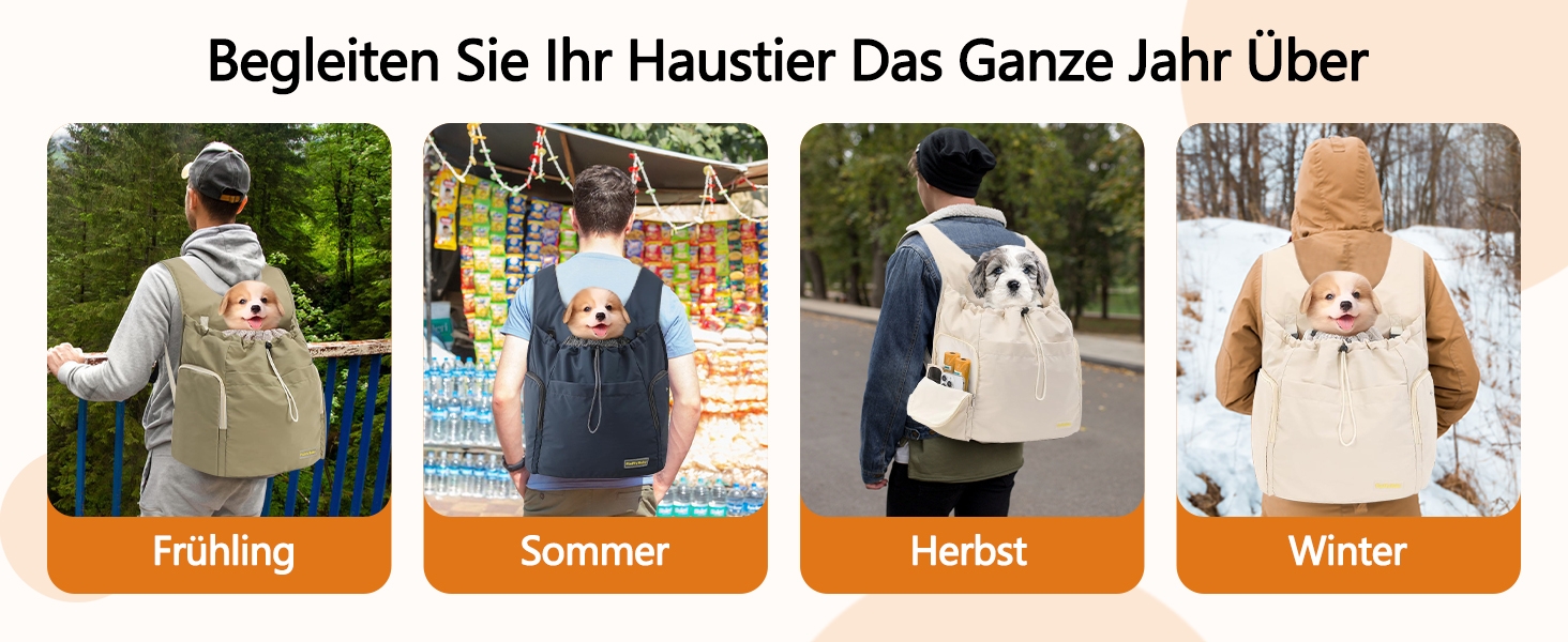 Рюкзак-переноска для собак Galatée: зручний та вентильований для подорожей, кемпінгу та прогулянок