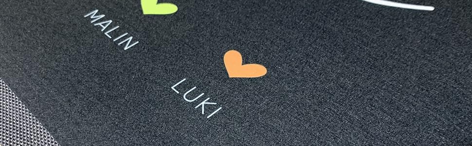 Підкладка для котячого годування з іменем, персоналізована, чорна, 40x60 см