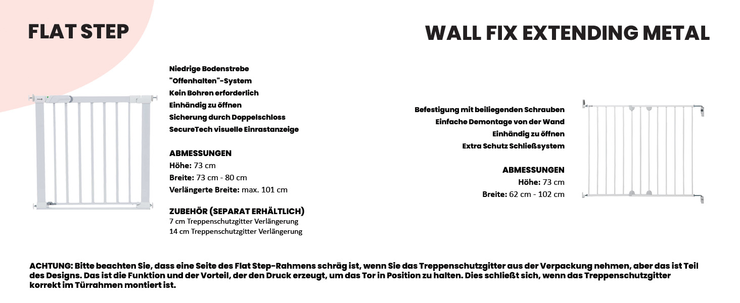 Захисні ворота для дітей Safety 1st Auto Close – автоматичне закривання, без свердління, 73–80 см (розширюється до 136 см), двостороння фіксація, білий метал