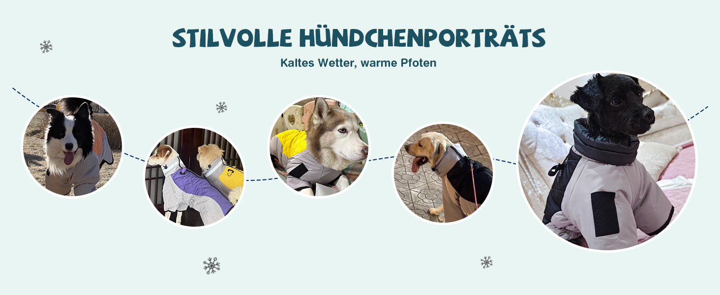 Водонепроникний дощовик для собак середніх та великих порід ALLSOPETS, тепла зимова куртка з світловідбиваючими смугами, вбудованим повідком, захист від вітру (Вогняно-помаранчевий, 5XL)