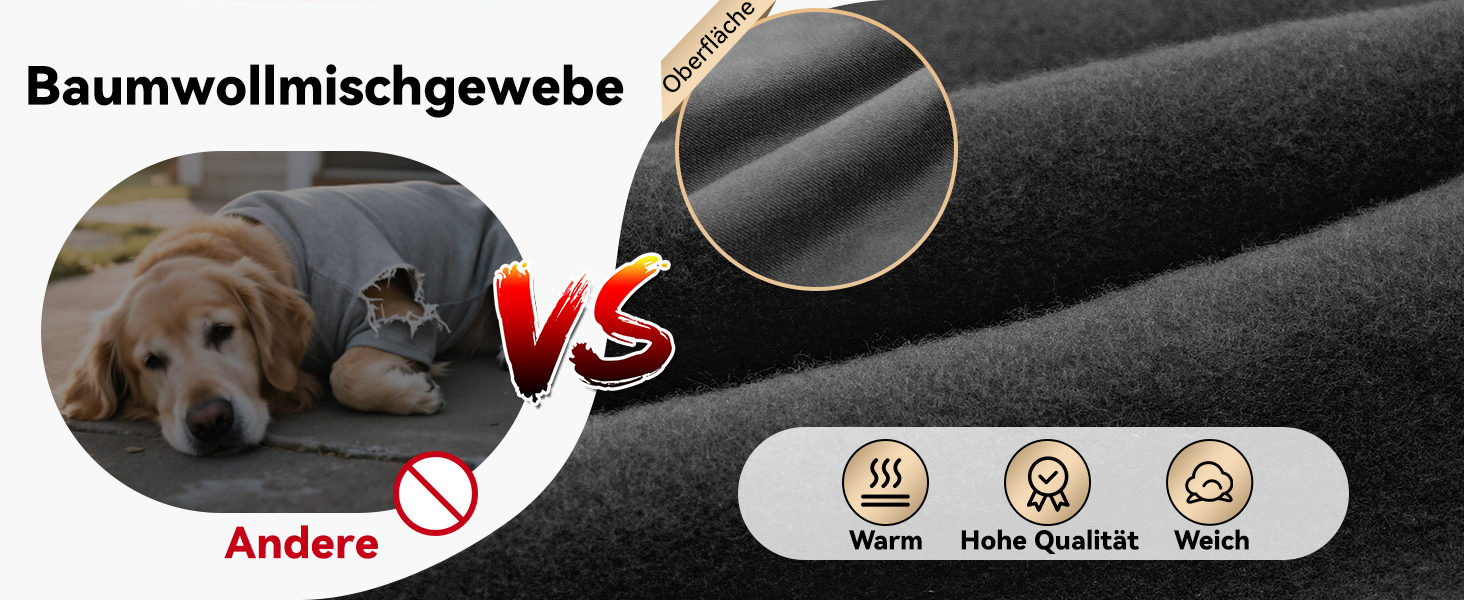 Теплий пуловер для собак NAMSAN, зимовий одяг для великих собак, червоний, худі, 4XL