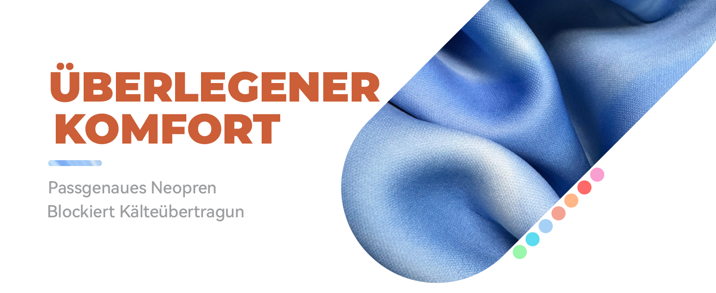 Жилет рятувальний для собак VIVAGLORY Neoprene, блакитний, розмір S (51-56 см)