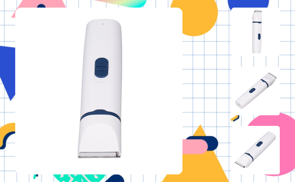 Набір для догляду за собаками: машинка для стрижки з 4 насадками, USB-зарядка, бездротовий шлифувальник кігтів, професійний триммер для лап, тиха машинка для собак