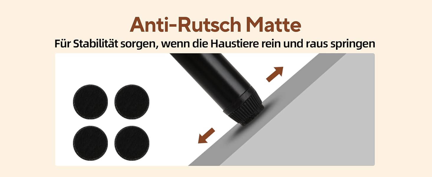 Гамак для котів LIFLIX Outdoor, піднятий лежак знімний, пральний плюш, стоячий гамак для котів для внутрішнього/зовнішнього використання (Сірий)