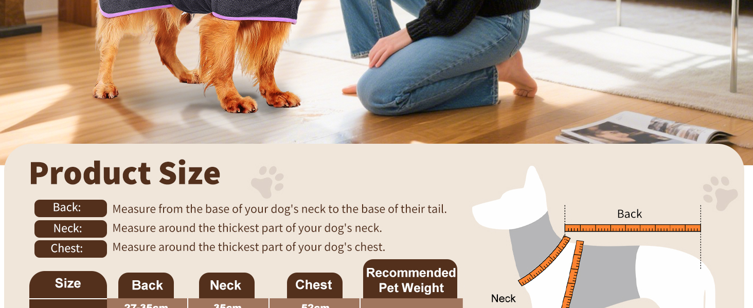 Рушник для собак PETCUTE з мікрофібри, швидковисихаючий, з застібкою-липучкою, для середніх та великих собак, червоний, 2XL