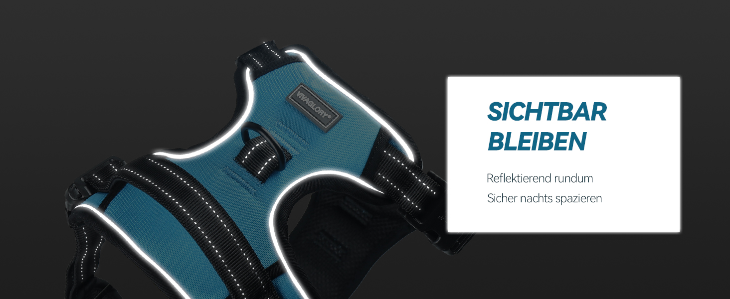 Шлейка для собак VIVAGLORY Easefit, антинатяжна з ручкою, для тренувань та прогулянок, з м'якою підкладкою, анти-вислизання, для собак середніх розмірів, червона, обхват грудей 51-74 см