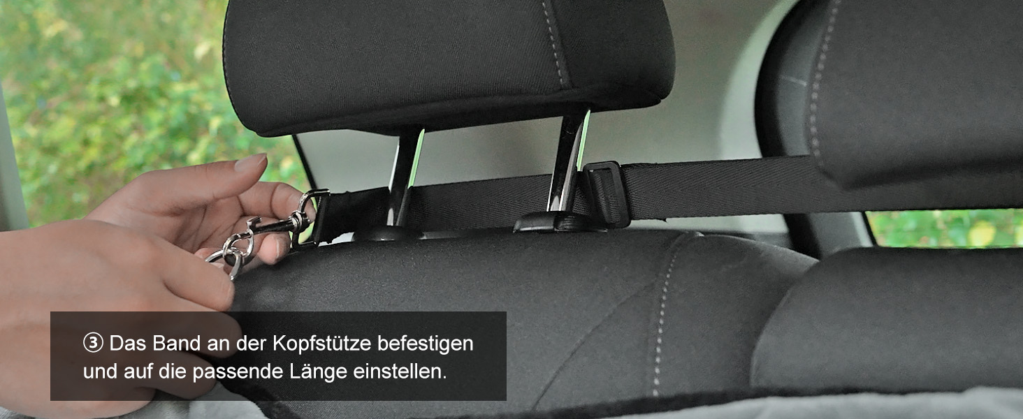 Автокрісло для собак VavoPaw: комфортне та безпечне автокрісло для середніх та маленьких собак (до 23 кг), чорний/сірий, розмір M