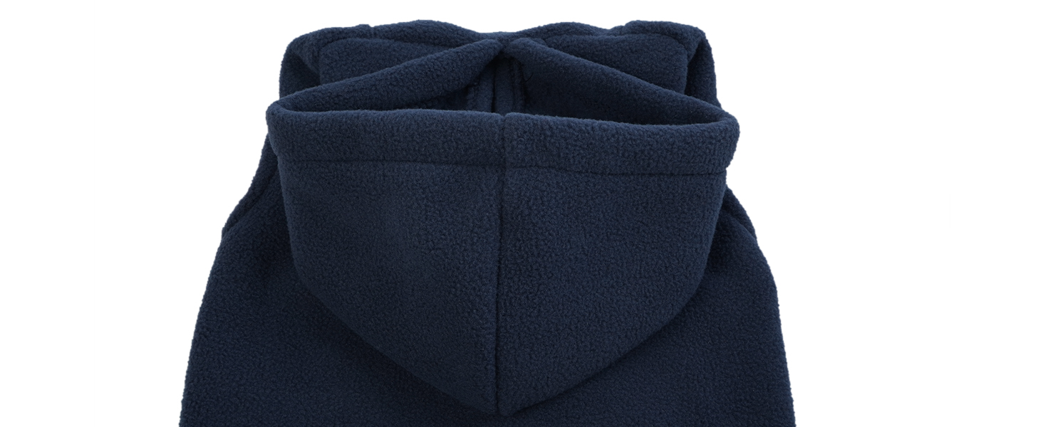 Теплий флісовий світшот-худі IECOii для великих собак, рожевий, 4XL. Комфортний пуловер з капюшоном для холодних днів, підходить для доберманів та інших великих порід.