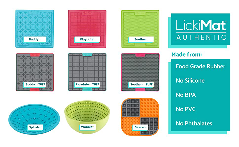 Licki Mat Splash - килимок для ласощів для собак Indus1, неоновий зелений, один розмір