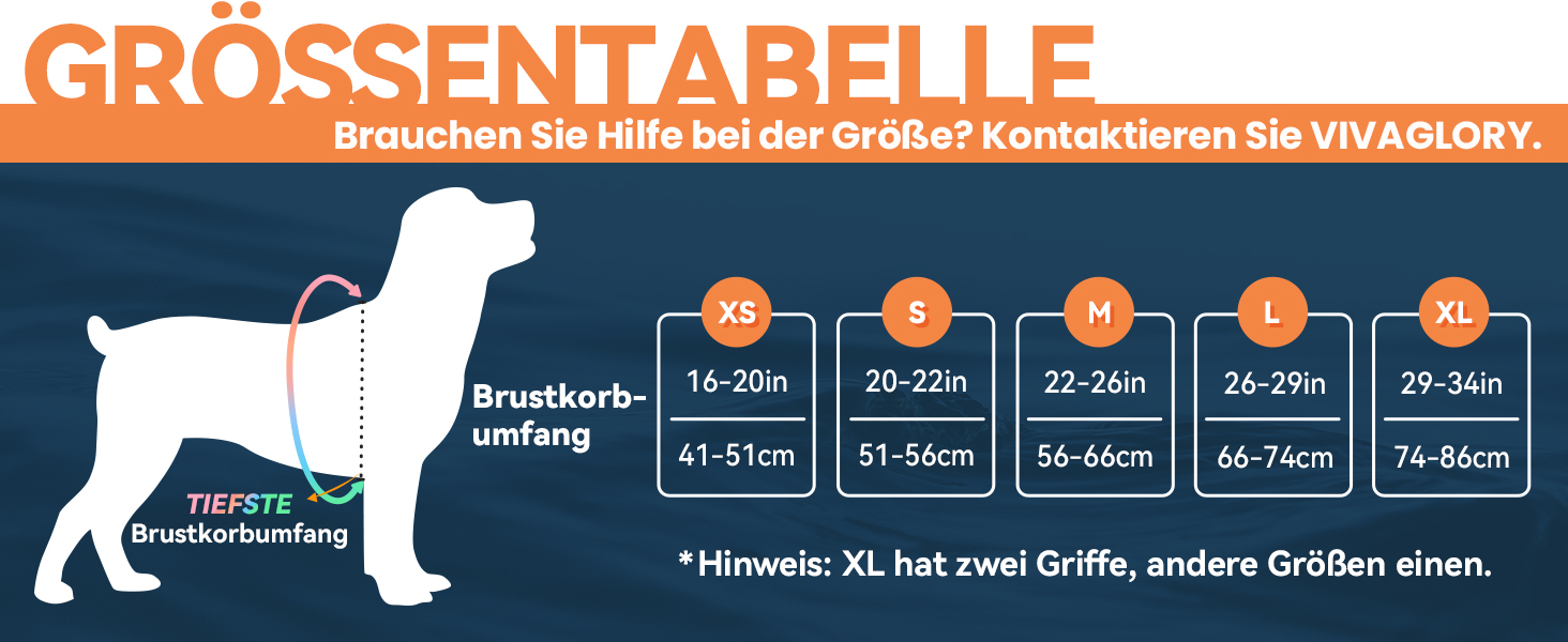 Жилет рятувальний для собак VIVAGLORY Neoprene, блакитний, розмір S (51-56 см)