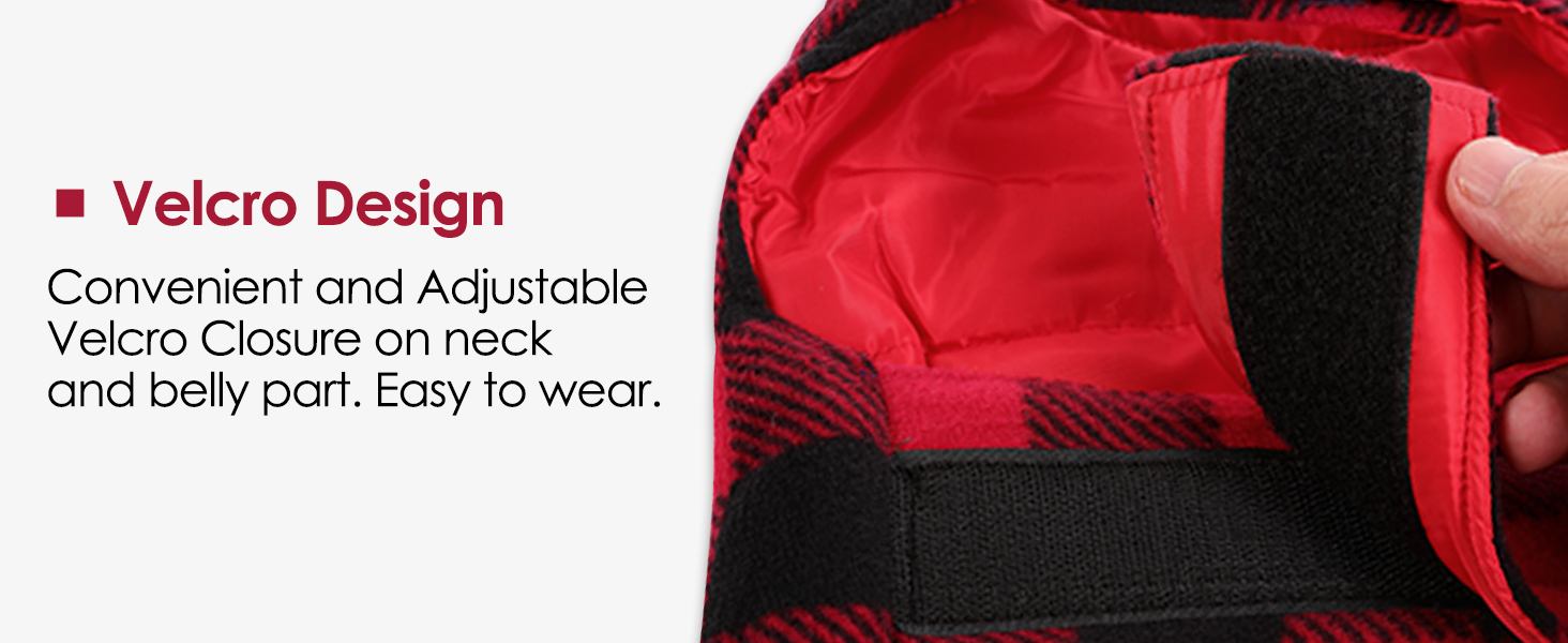 Теплий зимовий одяг для собак великих порід AOFITEE: куртка з отвором для шлейки, кишені, захист живота, червоний, розмір XL