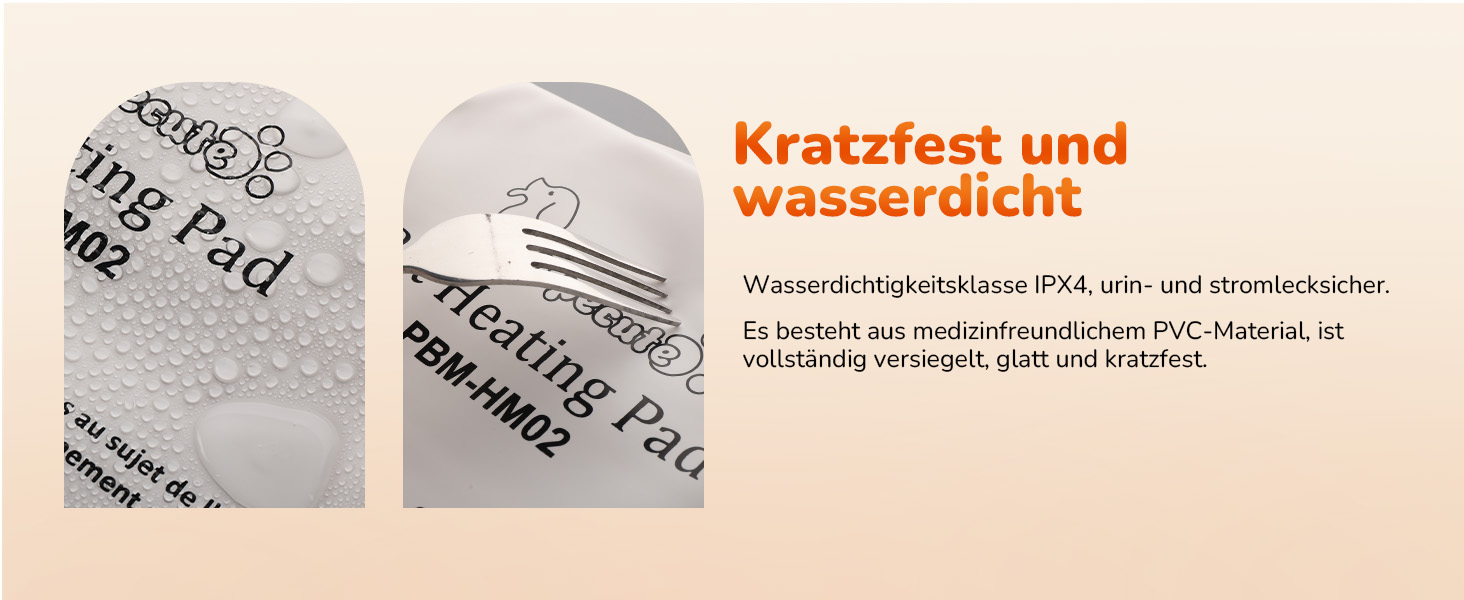 Електричний килимок для тварин Pecute, 40x50 см - зі стабільною температурою, для собак та котів