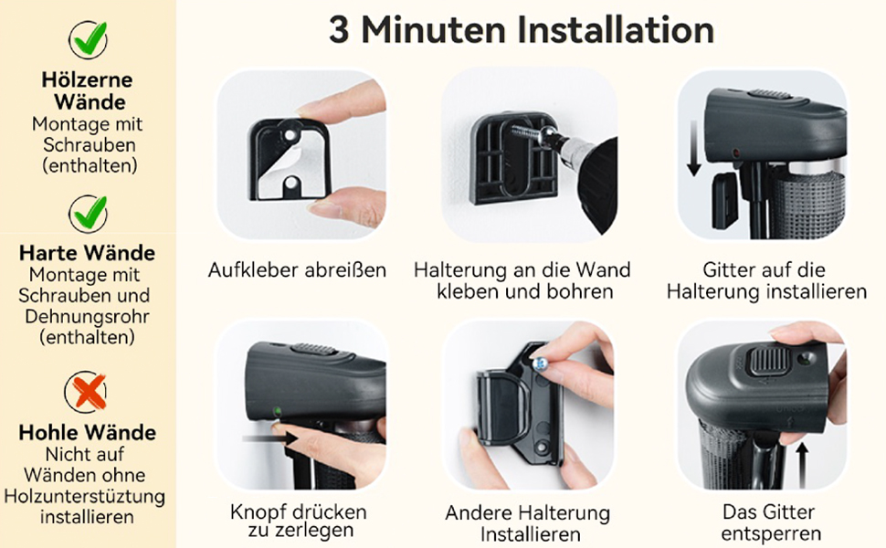 Захист для сходів Hawthyhome: розтяжний захист для дітей та домашніх тварин, 0-140 см, чорний