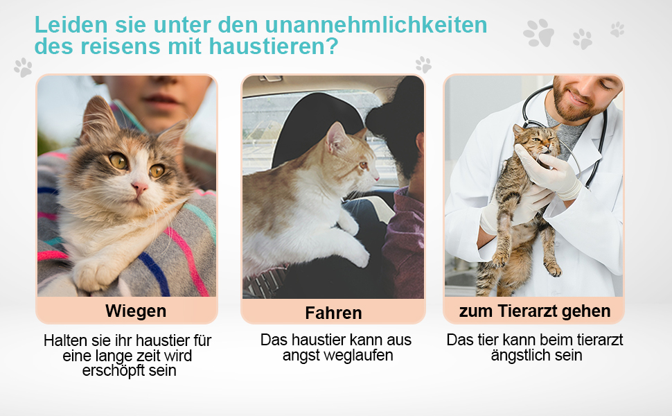 Транспортна переноска для котів Morpilot, велика, 45x33x36 см, розширювана, для 2 котів/собак/щенят, підходить для авіаперельотів, сіра