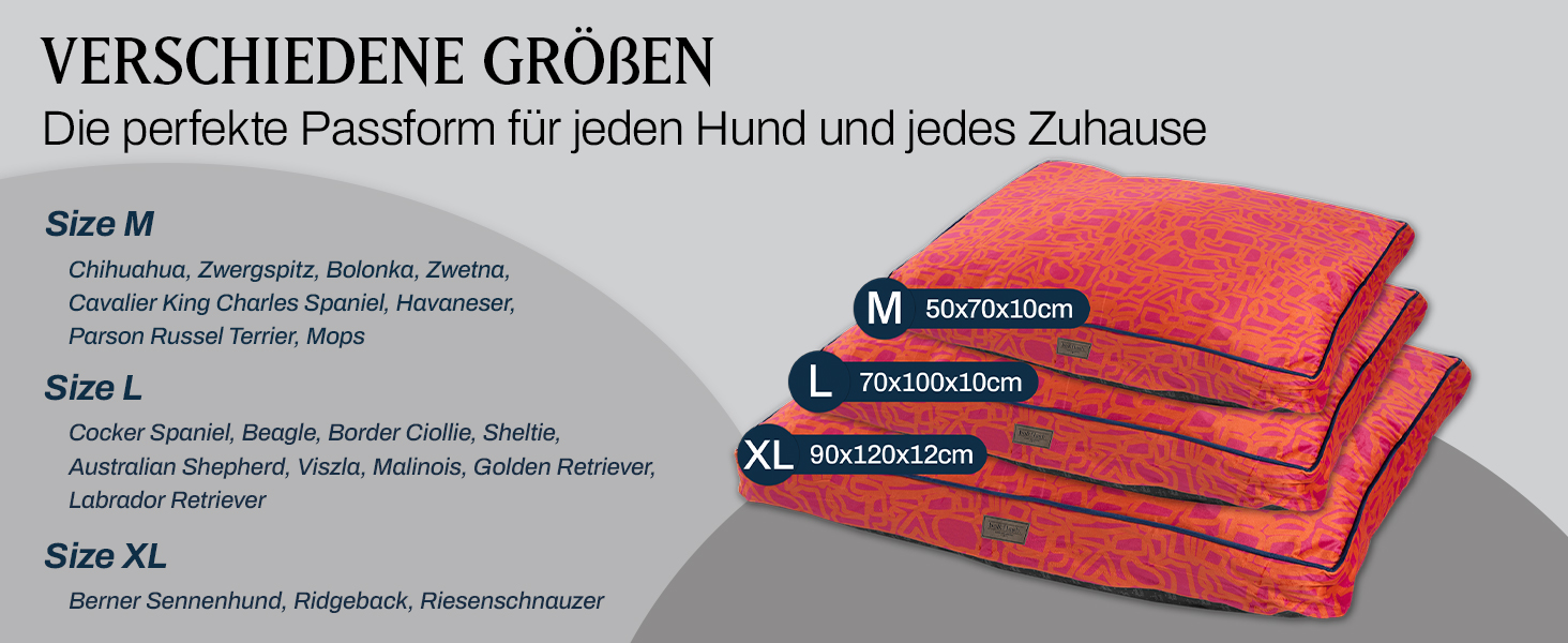 Килимок для собак Madison Matthias M – зручний та стійкий лежак для собак преміум-якості з знімним чохлом