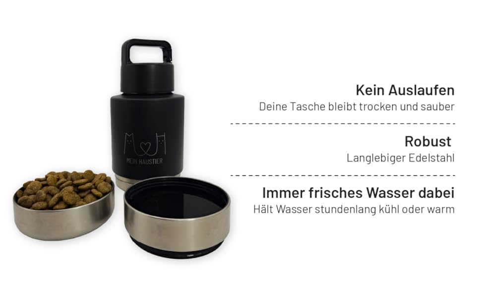 TravelBuddy 3-в-1: Поїлка для собак з мискою - витоків не буде | Для подорожей та прогулянок