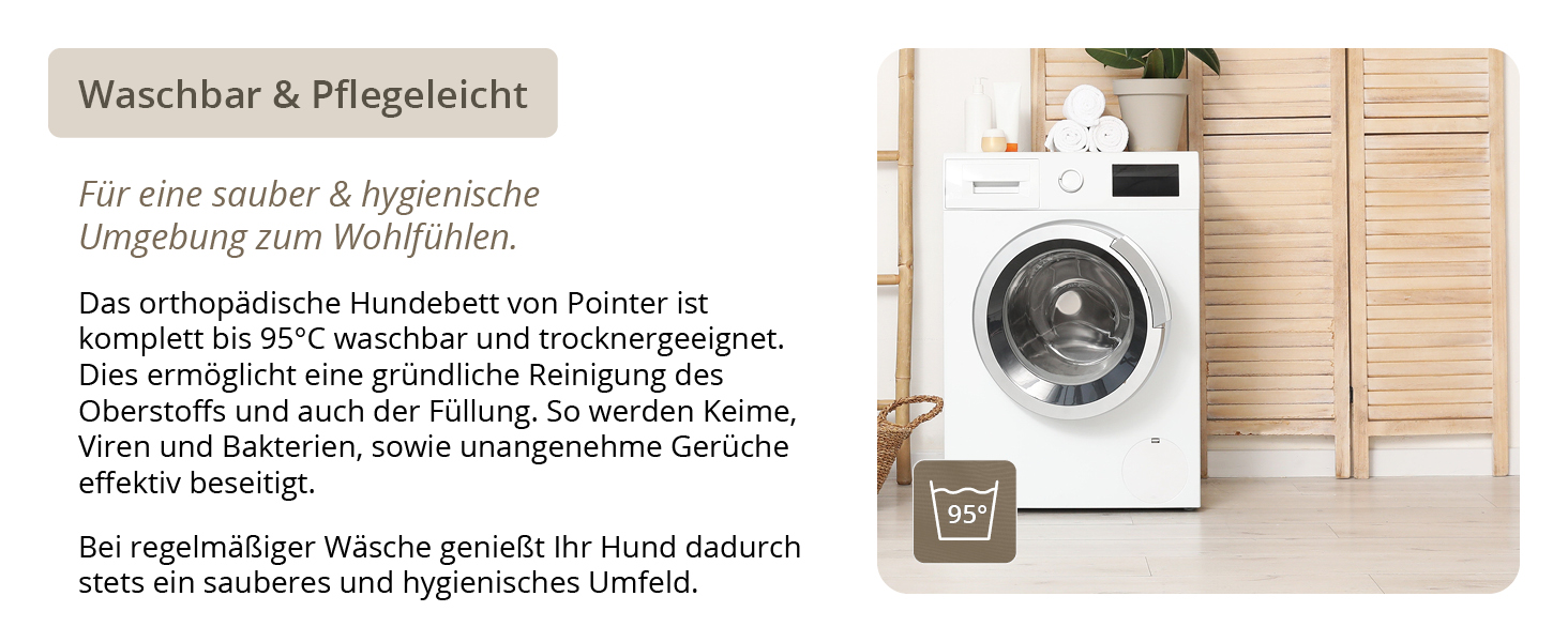 Ортопедичне ліжко для собак середніх порід - ліжко з знімним матрацом, прання до 95°C, сушка в сушильній машині, стійке до подряпин та укусів, Made in Germany (L - 80x70 см, Антрацит)