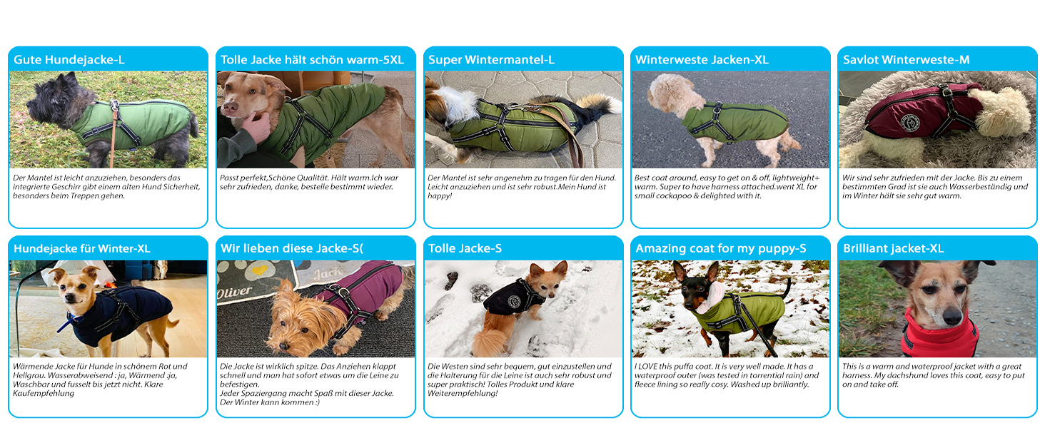 Зимова жилетка для собак - тепла жилетка для собак, курка для собак, одяг для домашніх тварин, для катання на лижах, без рукавів, з підкладкою, з нагрудником, темно-синій, розмір S