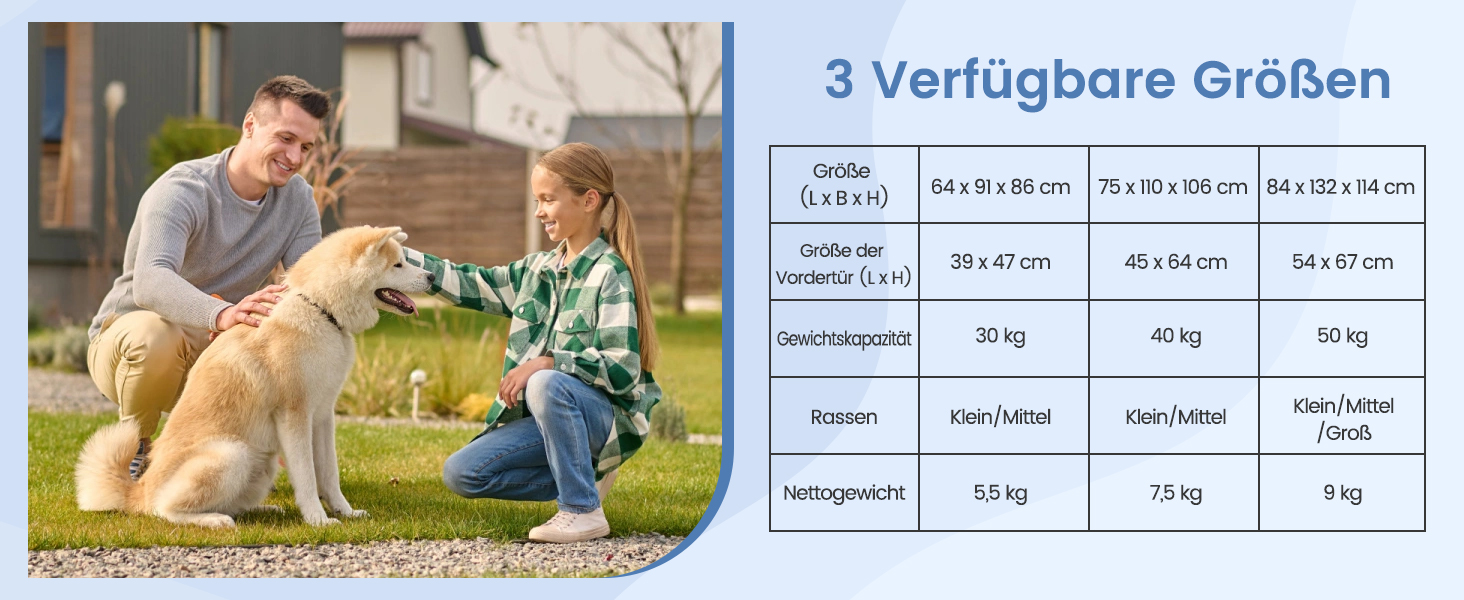 Будка для собак COSTWAY 2 в 1 з лежаком, Outdoor, сіра, 75 x 110 x 106 см