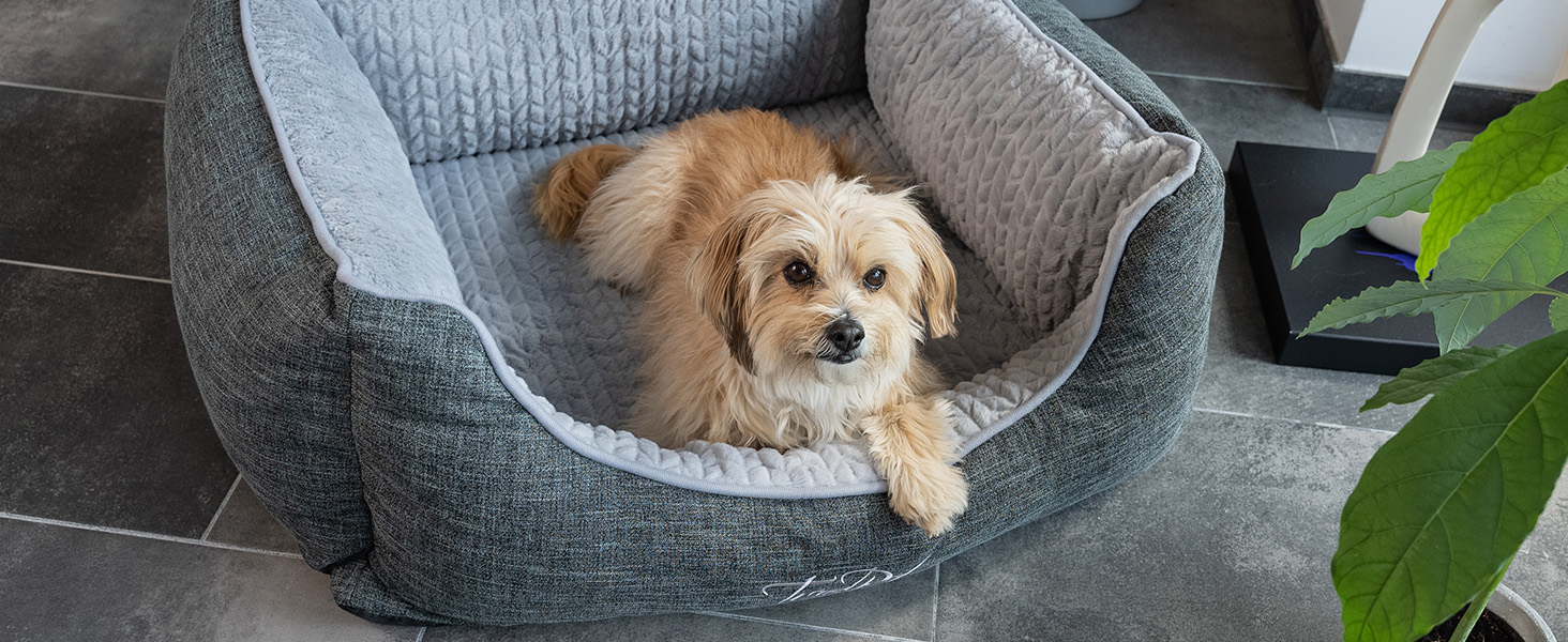 TrendPet VitaBed - ортопедичне собаче ліжко преміум-класу з матрацом з Memory Foam 5 см (100x90 см)