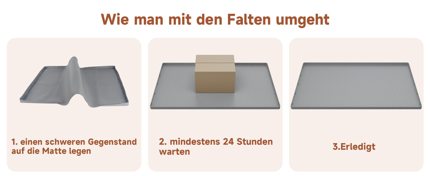 Килимок під лоток для котів 80x56 см, силіконовий, водонепроникний, легко миється, неслизький - сірий