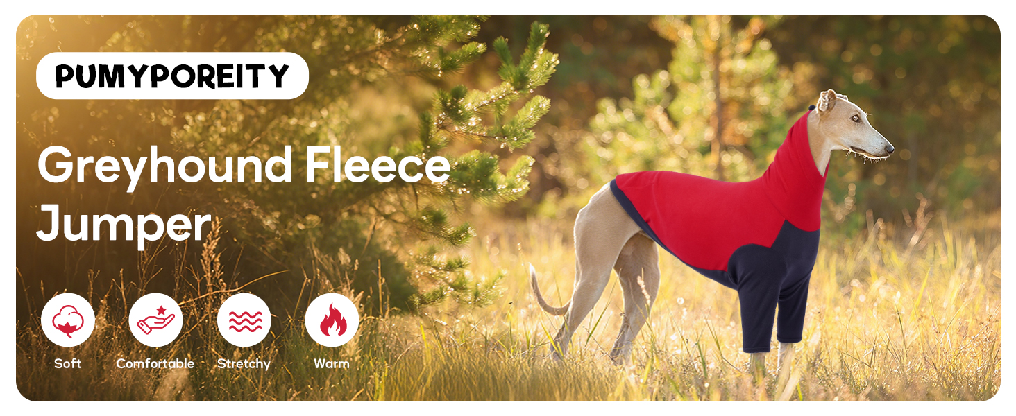 Теплий зимовий пуловер для грейхаундів та інших породистих собак, флісова куртка, піжама, жилет, червоний (L)