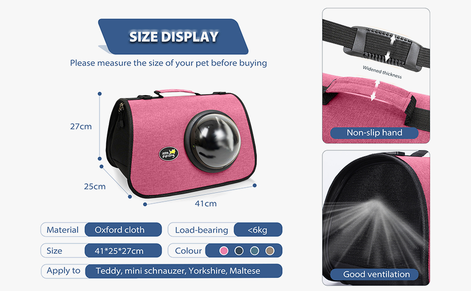 PETCUTE Транспортна сумка для кота/собаки, 41 x 25 x 27 см, складний бокс, дихаючі отвори, схвалено авіакомпаніями, темно-зелений