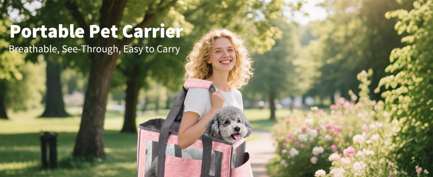 PETCUTE Транспортна сумка для собак та котів, відповідна стандартам авіакомпаній, з регульованим ремінєм, дихаюча переноска для маленьких тварин, сіра