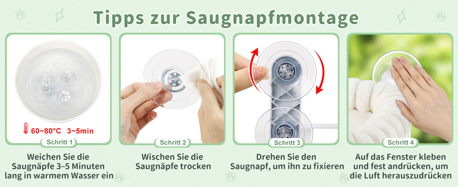 Ліжко для котів GUUSII HOME на вікно, розкладне, м'який плюш, 54*30 см (білий, M), 4 присоски, миється
