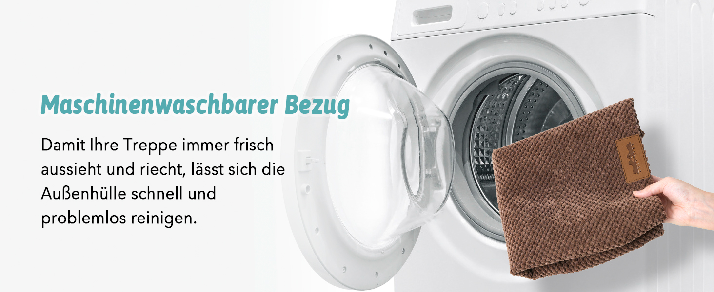 Сходинка для собак COZY KISS - для маленьких собак та котів, з нековзким покриттям, з високощільну шару, для ліжка, дивану, авто (Чорний & Білий, 7x0x60см, Шоколадний, 5, 75x50x60см)