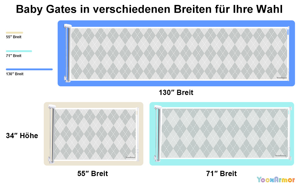 Захисний бар'єр для дитячих воріт, розтяжний, 0-180 см. Захист від падіння для дітей, котів та собак. Підходить для сходи, дверей, внутрішнього та зовнішнього використання. Чорний, 86x180 см