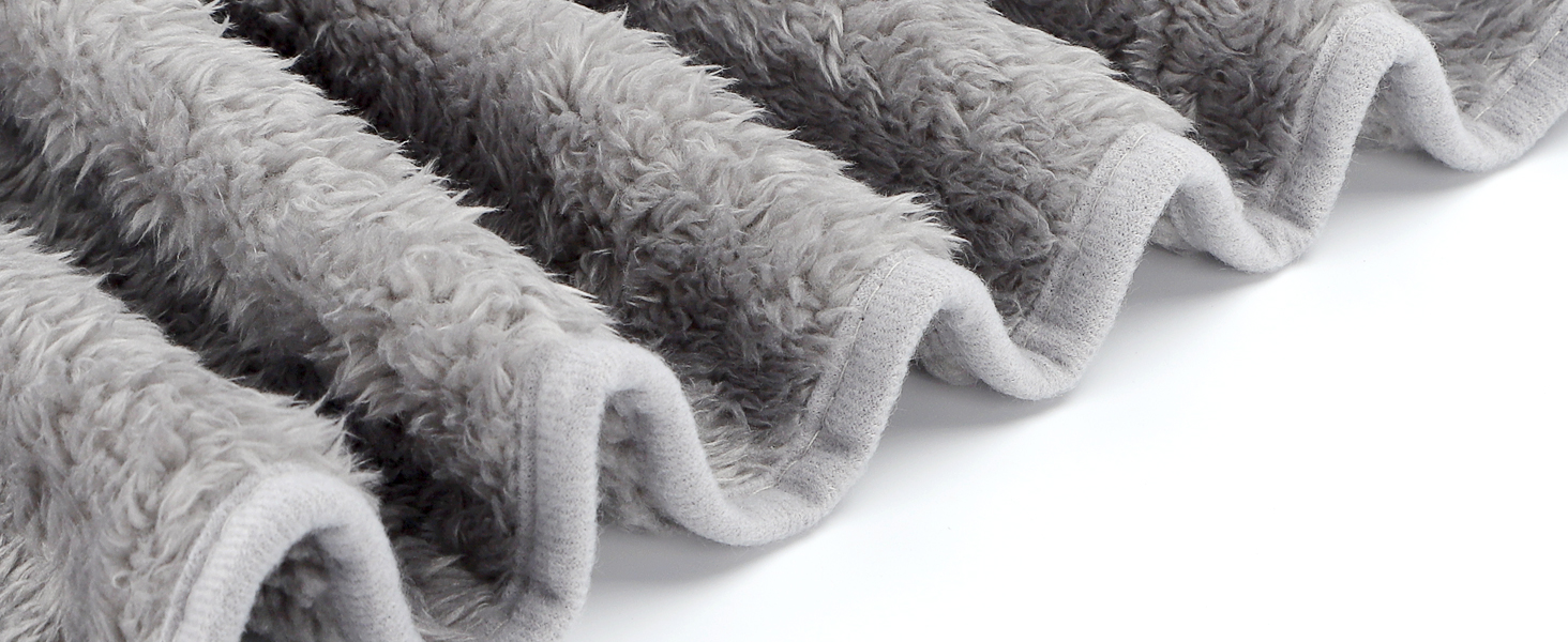 М'яка флісова підстилка для собак і котів Nobleza, 160 x 120 см, світло-сіра