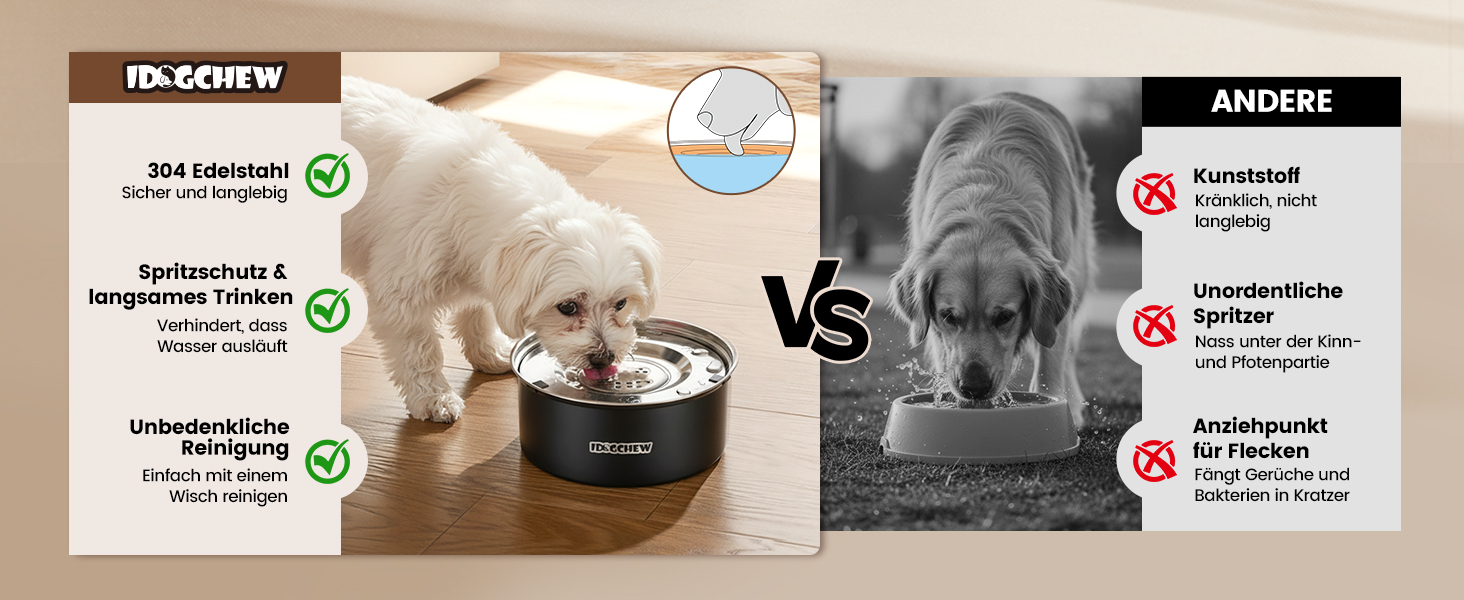 Миска для собак 1л без обливання, з нержавіючої сталі, чорна. Анти-обливання, з протиковзким дном, легко миється, сумісна з посудомийною машиною