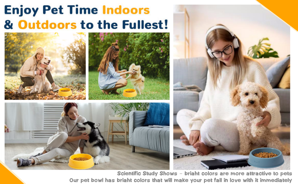 Набір мисок для котів (4 шт.) з пластику, для котів та дрібних тварин