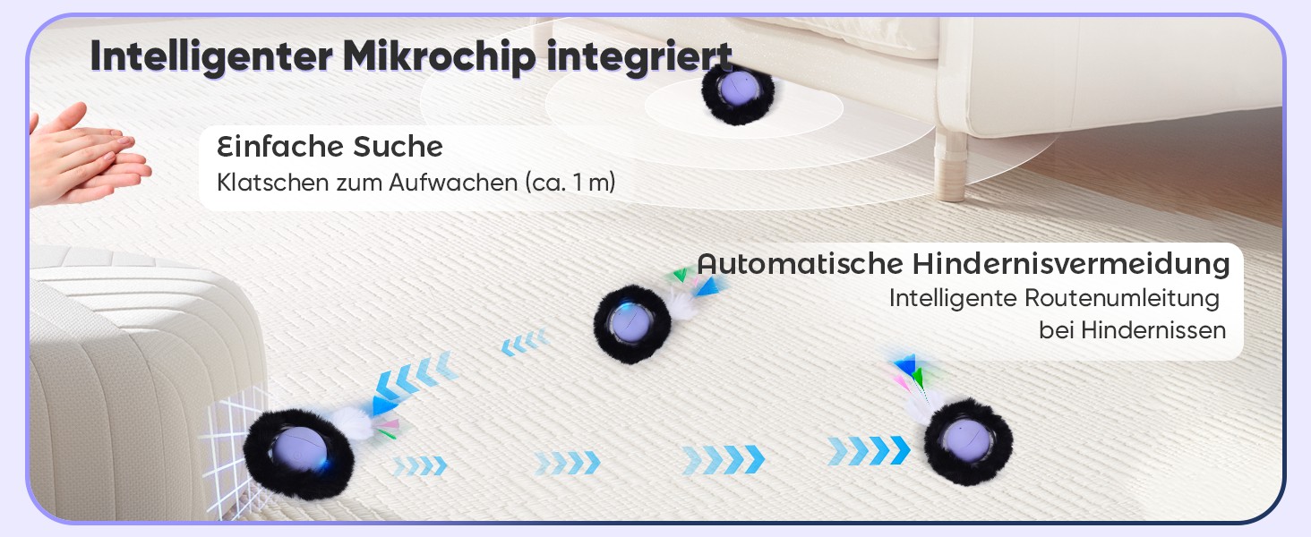 Іграшка для котів GoldenSun: м'ячик-дзига з дзижчанням, килимок з мишками, 5-лочкове хованки, блакитний колір