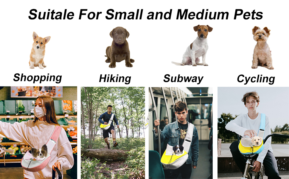 Транспортна сумка для собак та котів FeimaX - дихаюча сітка, для подорожей, рожевий (S)