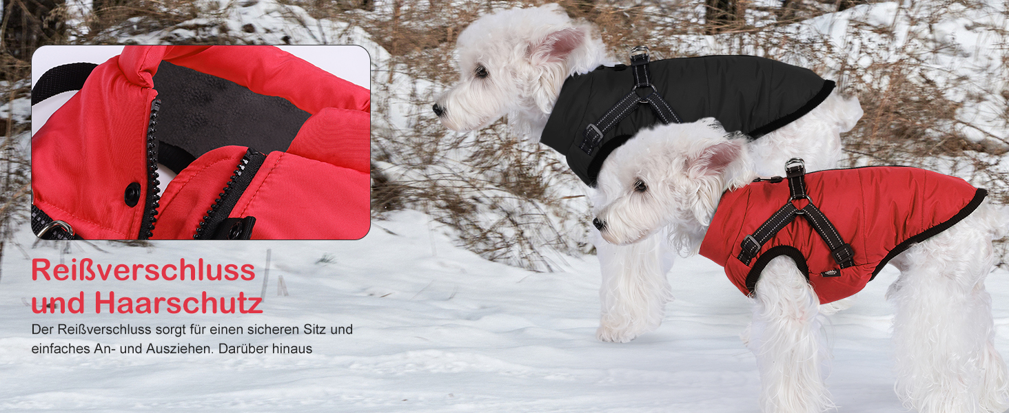 Зимова куртка для собак з наповнювачем та поясом - (XS, Кораловий)