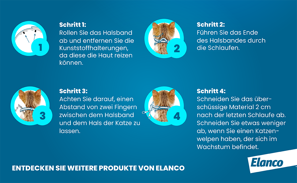 Halsband Seresto від блохи та кліщів для котів: захист до 7 місяців, довжина 36 см, 2 шт. в упаковці