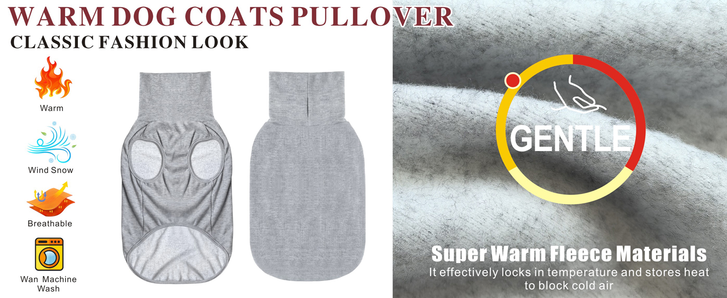 Світшот для собак Mosucoirl: теплий, м'який, для маленьких, середніх та великих собак, XS-4XL, червоний