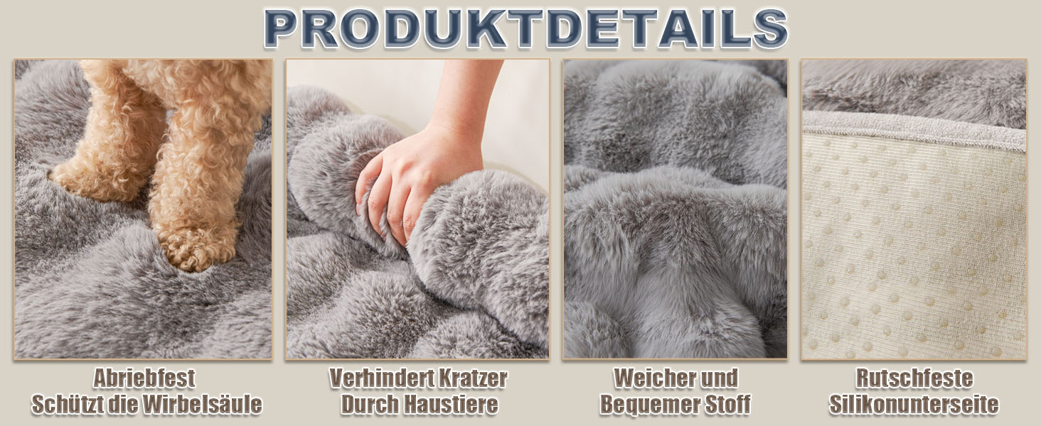 М'яке ліжко для собак та котів, лежанка-софа з бортиком, 75x75 см, темно-сірий колір