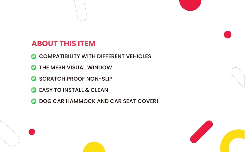 Чохол на сидіння автомобіля для собак, домашніх тварин та дітей, тип