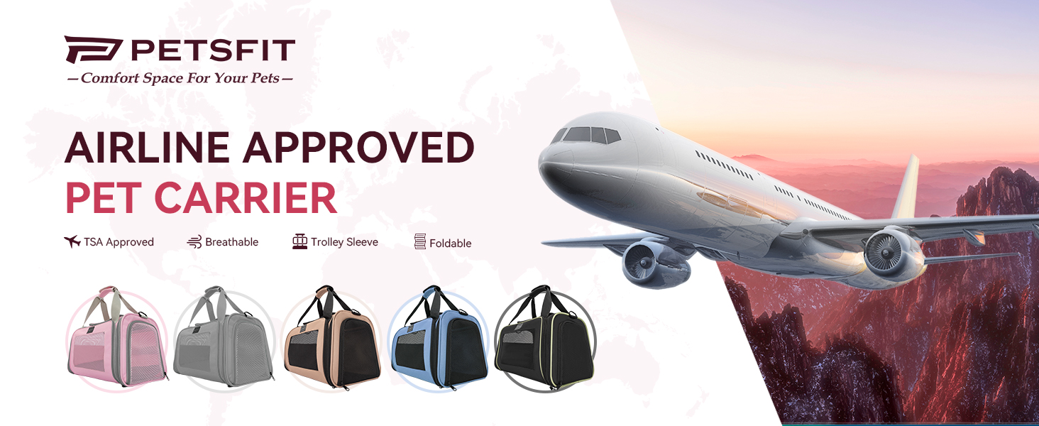 Транспортна переноска для котів та маленьких собак Petsfit, рожева, S