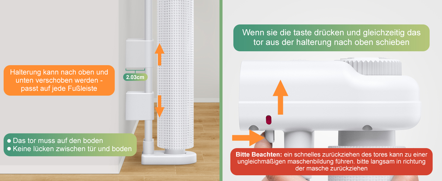 Розсувна захисна сітка для дитини та собаки, 400 см, біла. Захист для сходів/коридору/інтер'єру/екстер'єру. Висота 105 см, ширина 300 см.