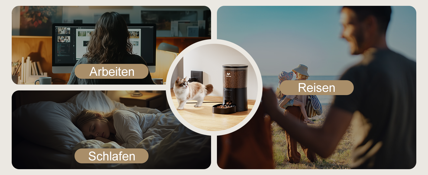 Автомат годування котів IMIPAW 5G WiFi, керування через додаток, 4L, для котів та собак