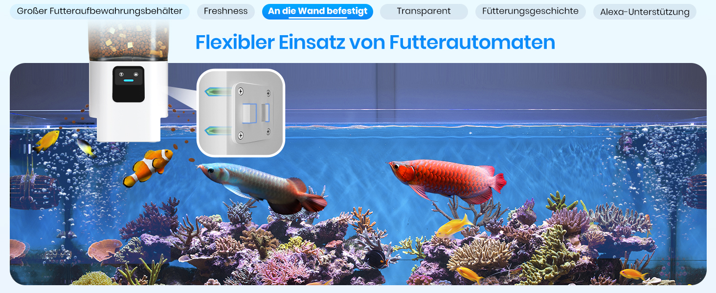 Автомат годування котів Frienhund з 2 мисками та APP: Wi-Fi, повільний дозування, 7л, для 2 котів, з Alexa, білий